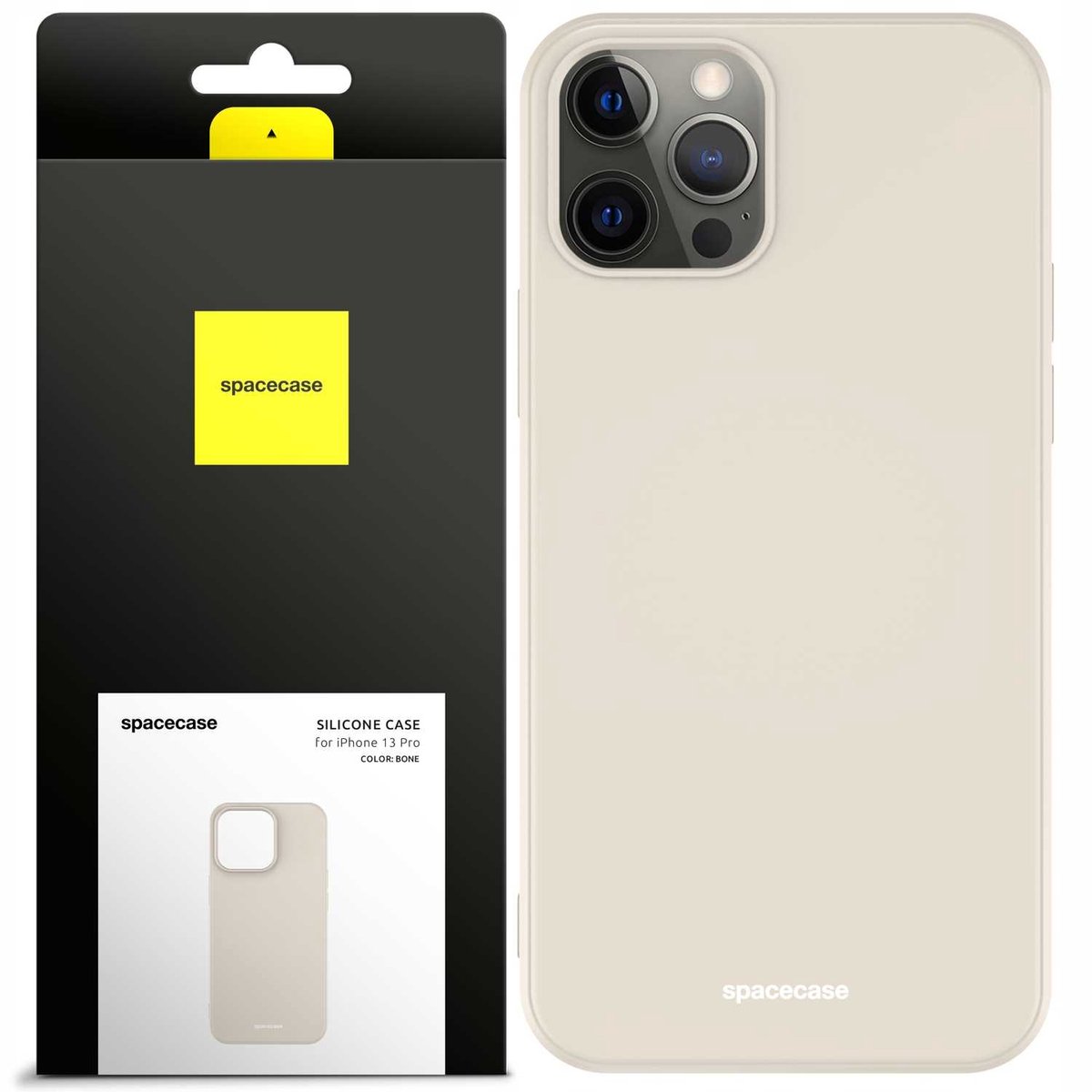 Spacecase Siliconen Hoesje Voor Iphone 13 Pro Beenkleur