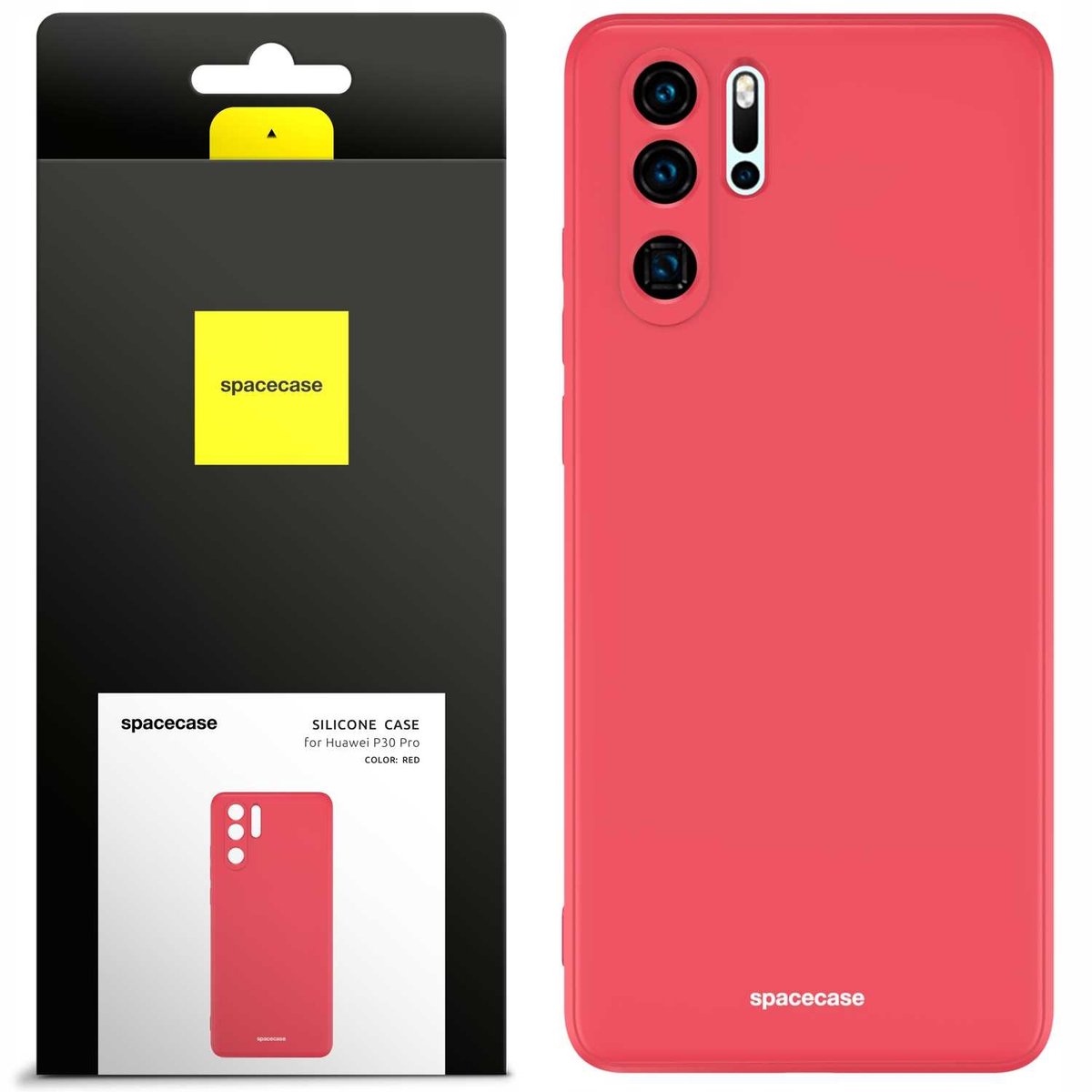 Spacecase Siliconen Hoesje Voor Huawei P30 Pro Rode Cover