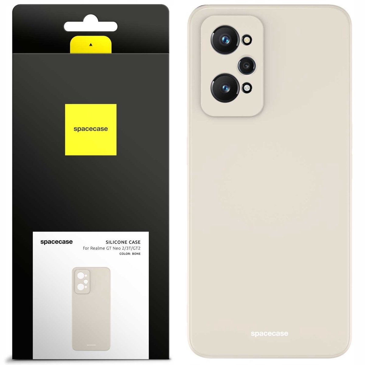 Spacecase Siliconen Hoes Voor Realme Gt Neo 2 3T Gt2 Bone
