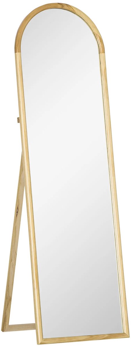 RM Store® - Houten Spiegel - Staande Spiegel - Full Body - Woonkamer - Slaapkamer - Natuur