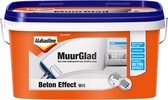 Alabastine Muurglad Beton effect structuurverf - Wit - 5 liter