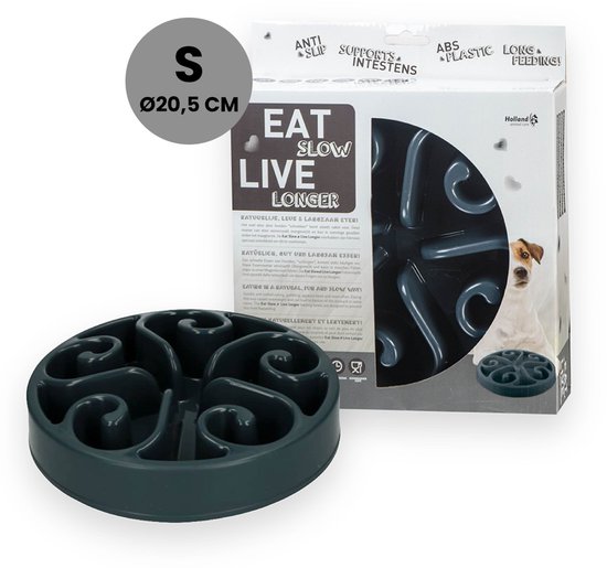 Anti schrok voerbak hond - Eat slow live longer - Zorgt voor een rustiger eetpatroon!