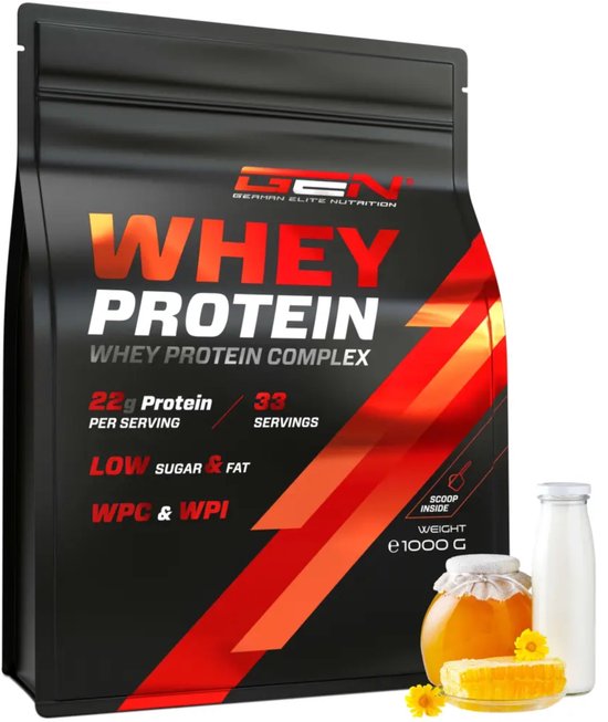 German Elite Nutrition - Whey Protein Complex - Melk met Honing - 1kg ...