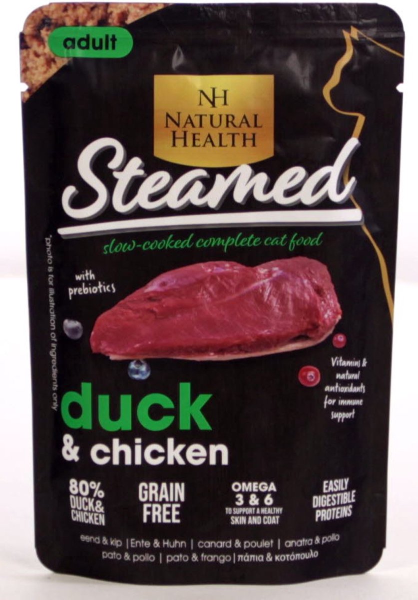 Natural Health Natural Health Cat Steamed Duck 85gr.