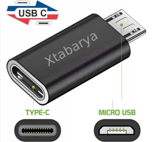 Mini Adaptateur USB Type C Male Vers USB 3.0 Femelle OTG Universel Noir