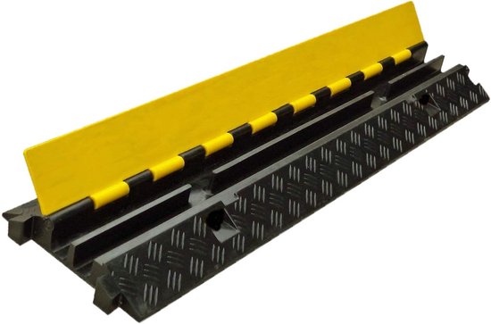 Kabelgoot 2-kanaals kabelbrug kabelmat kabelbescherming van Pvc en rubber | NL