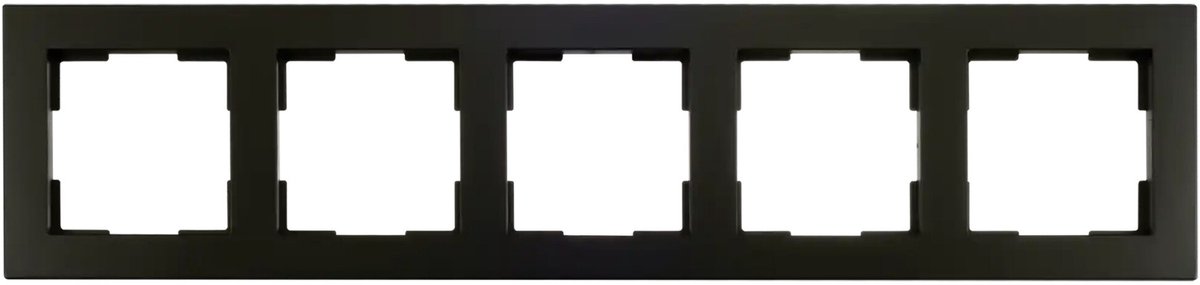 ION industries afdekraam 5-voudig - V1 mat zwart (80.300.516)