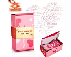 Jojoy - Geschenkdoos - Explosion Box - Jack in the Box - Cadeaudoos - Verjaardagscadeau - Kerstcadeau - Roze - CASHMAS