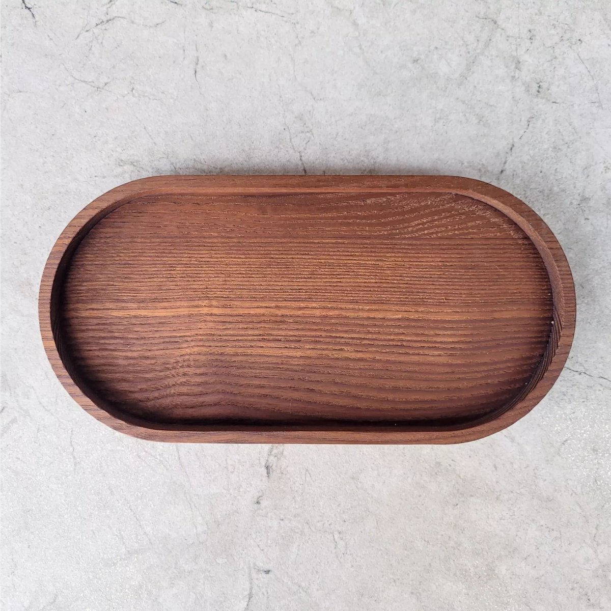 HOCHO Essenhout Mini Dienblad Budget – 200x100x15 mm – Compact en Luxe