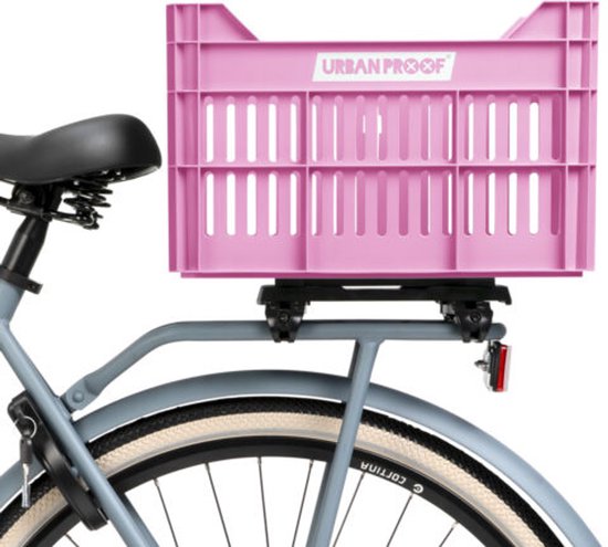 Urban Proof fietskrat 30L bright pink Recycled 40x30x25cm van Urban Proof — afbeelding 3