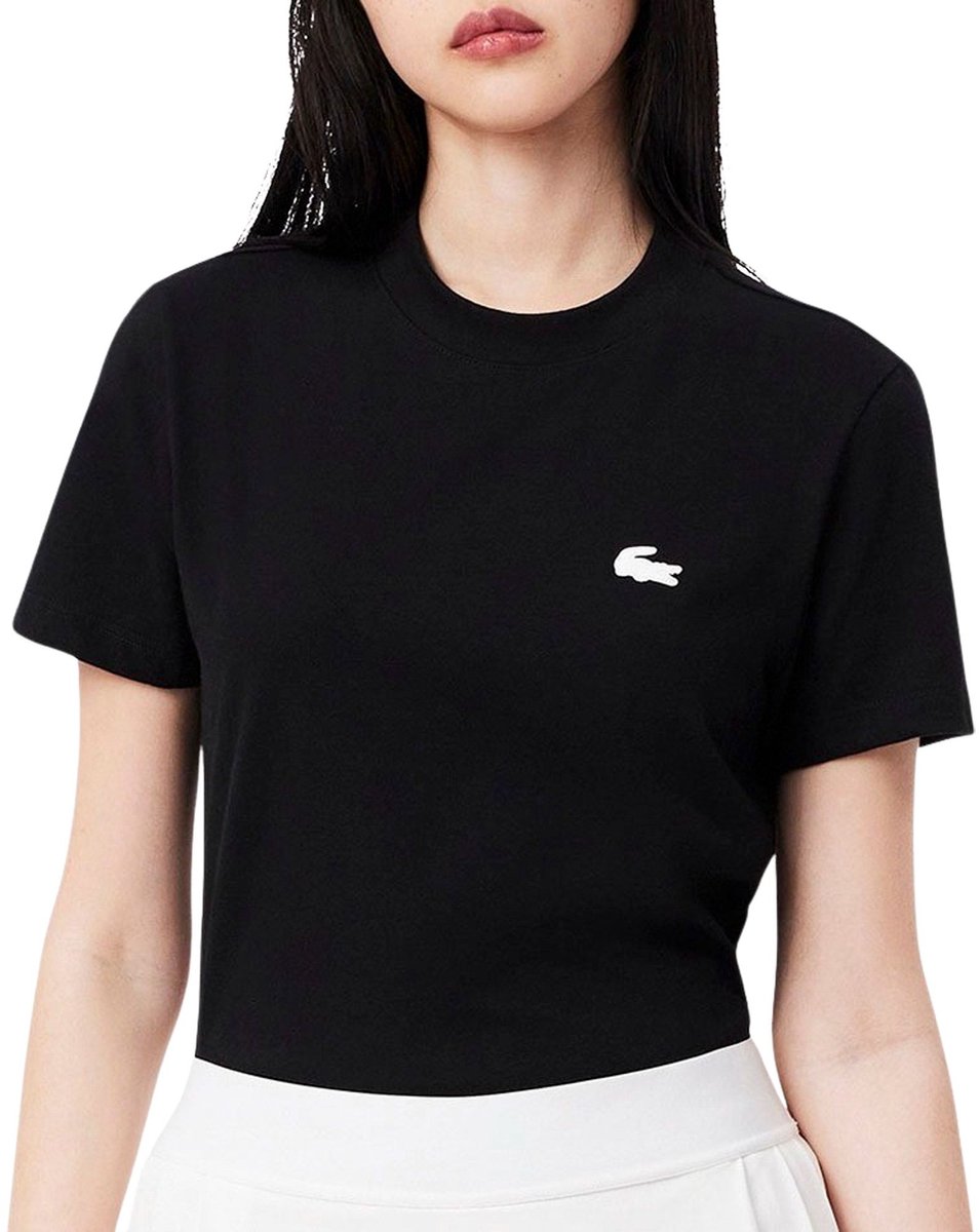 Lacoste Ultra Dry T-shirt Vrouwen Zwart