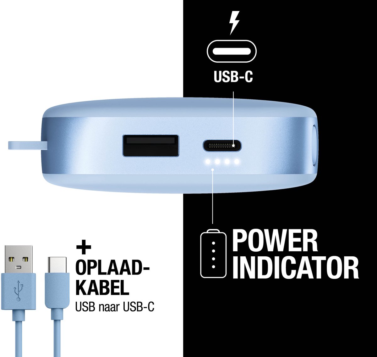 Fresh 'n Rebel Powerbank 18000 mah - Powerbank - Geschikt - afbeelding 3