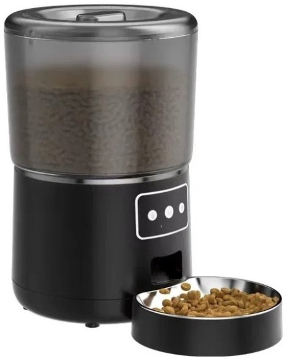 Automatische voerbak - Petfeeder - Voerbak - Bediening Met Mobiele App - Camera - Zwart - Automatische - €117,95