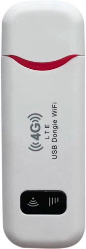 Foto: 4g dongle wifi router mifi router portable router voor laptop computer en telefoon werkt wereldwijd 150 mbps 4g hotspot wit