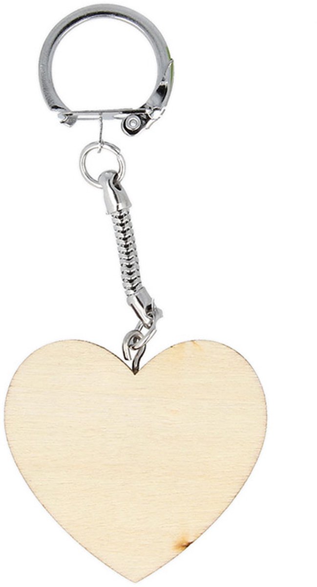 Hartje sleutelhanger - 4.5x4 cm - Artemio