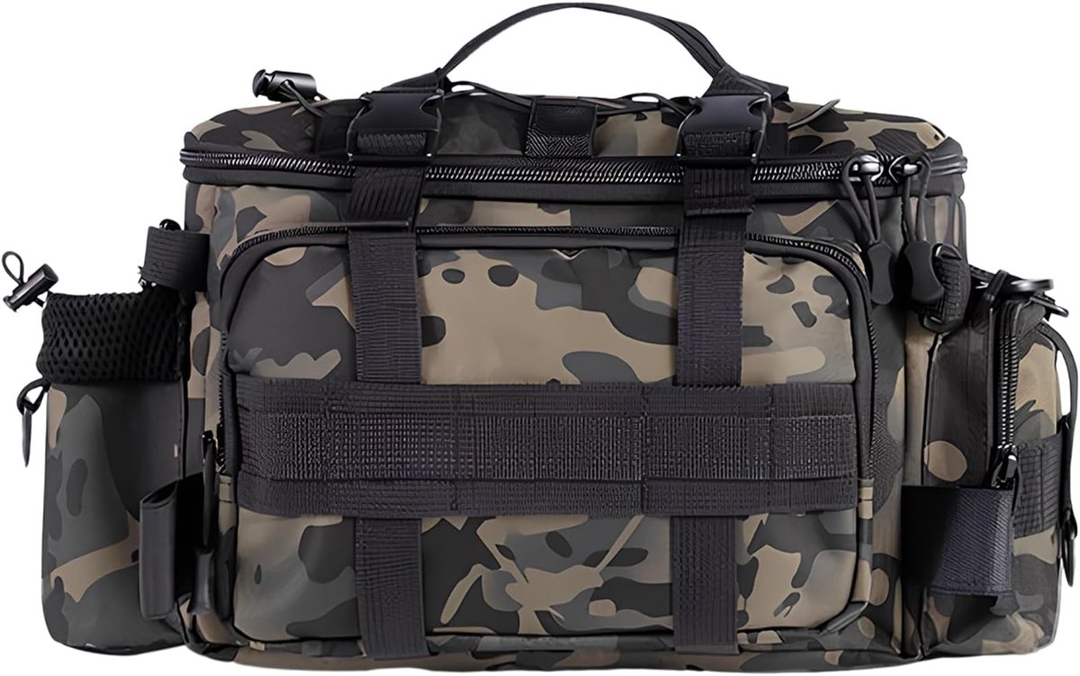 Ruime Waterdichte Camouflage Tas voor Hengelsport en Accessoires - Multifunctioneel en Slijtvast Ontwerp