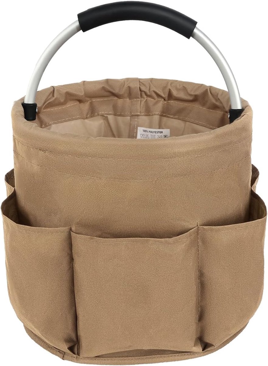 Goedkoopste Opvouwbare schoonmaakmiddel-organizer met handvat en 6 vakken - Universele reinigingscaddy Draagbare gereedschapsmand voor tuin en badkamer - Tuingereedschap tas