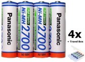 4 Stuks - AA 2700mAh Panasonic Oplaadbare Batterijen