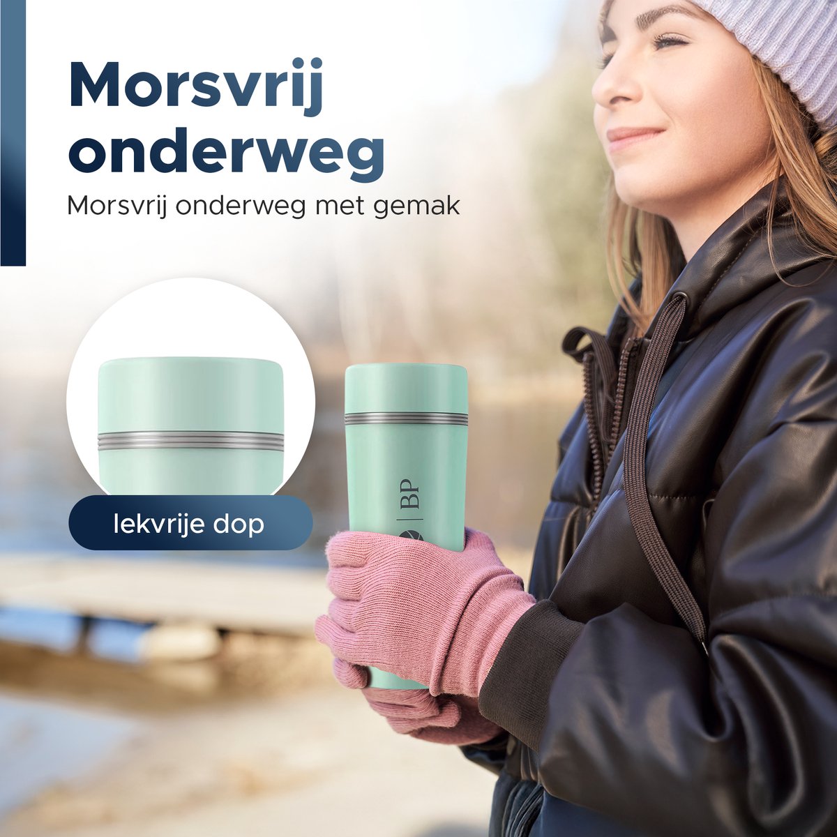 BP® Draagbare Waterkoker - Mini Waterkoker - Kleine Waterkoker - Reis Waterkoker - Camping Waterkoker - Met Temperatuurregeling - Roestvrij Staal - Groen – foto 4