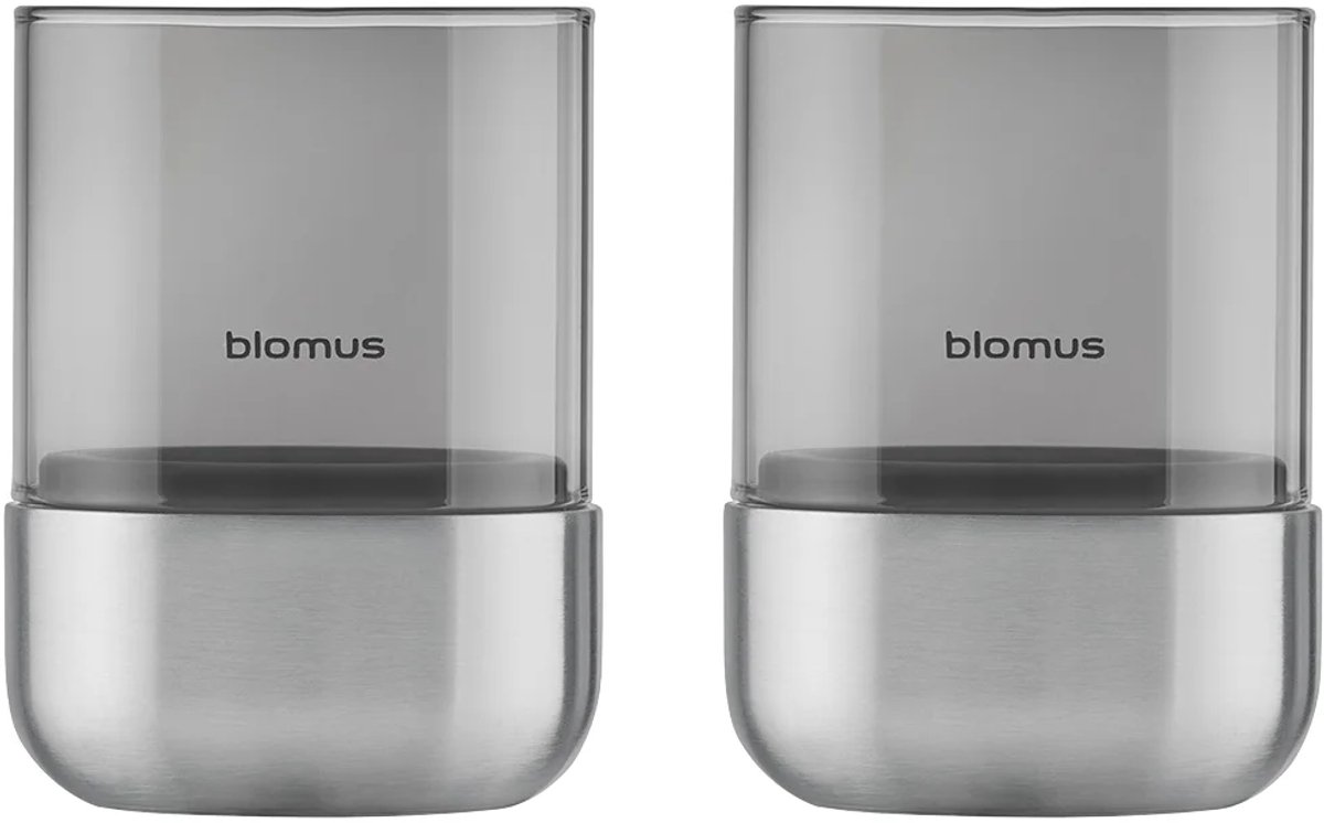 Blomus Calma Windlicht Smoke Extra Small 2 Stuks [gid://shopify/Metaobject/211492634963]