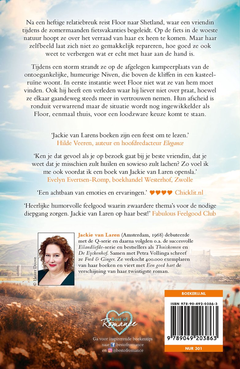 Een goed hart - back cover