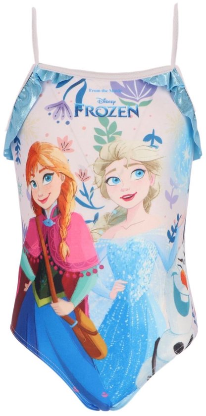 Frozen Badpak - Paars - Maat 5/6 Jaar