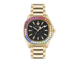 Philipp Plein The $Pectre PWTAA1224 Horloge - Staal - Goudkleurig - Ø 38 mm