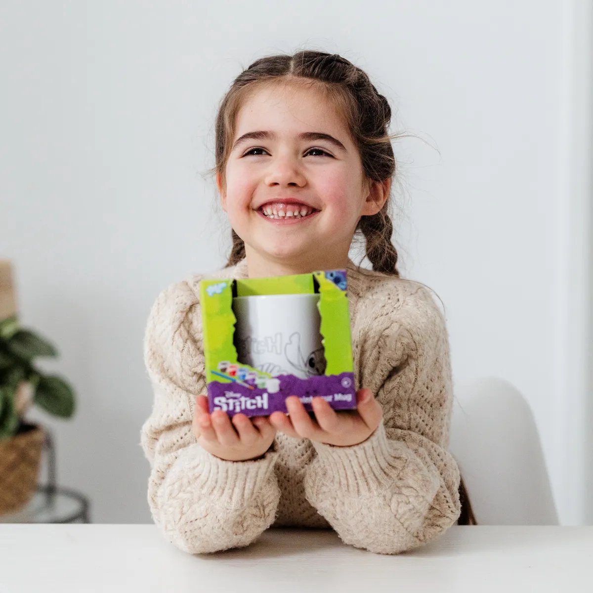 Disney Stitch inkleurbeker - Totum knutselset keramieken mok incl. verf en penseeltje - cadeau tip speelgoed meisjes en jongens knutselen Lilo & Stitch — afbeelding 14