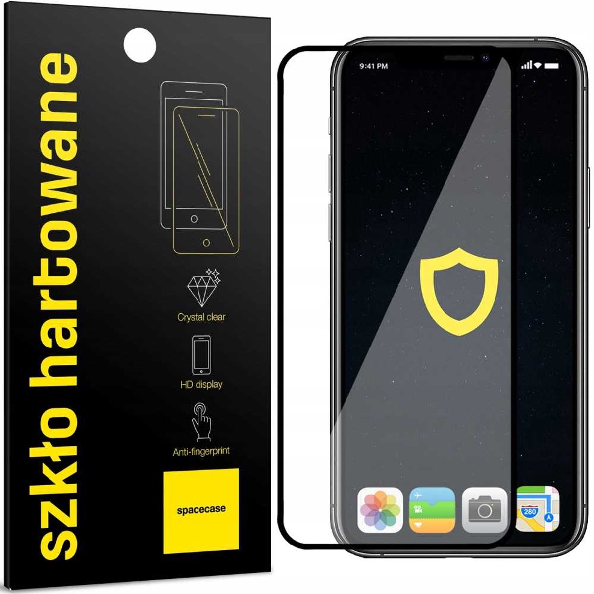Spacecase 5D Gehard Glas Voor Iphone Xs Max 11 Pro Max Bescherming