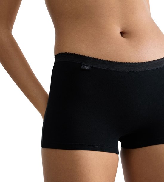 sloggi Basic + Ladies Short jambe - Noir - Taille 40