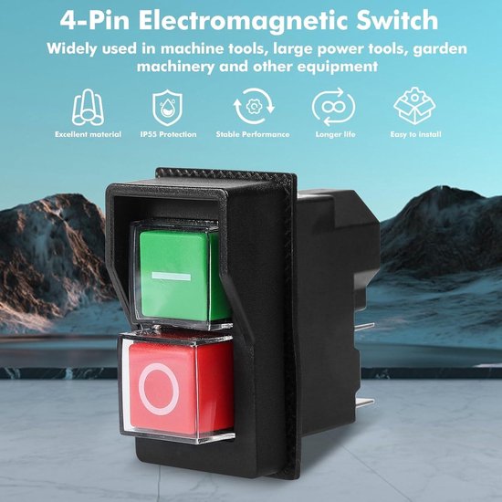 KJD22 KEDU Industrial Waterproof Electromagnetic Push Button