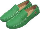 Nivard Loafers Heren - Met Hak - Herenschoenen - Instappers - Groen - Maat 47.5