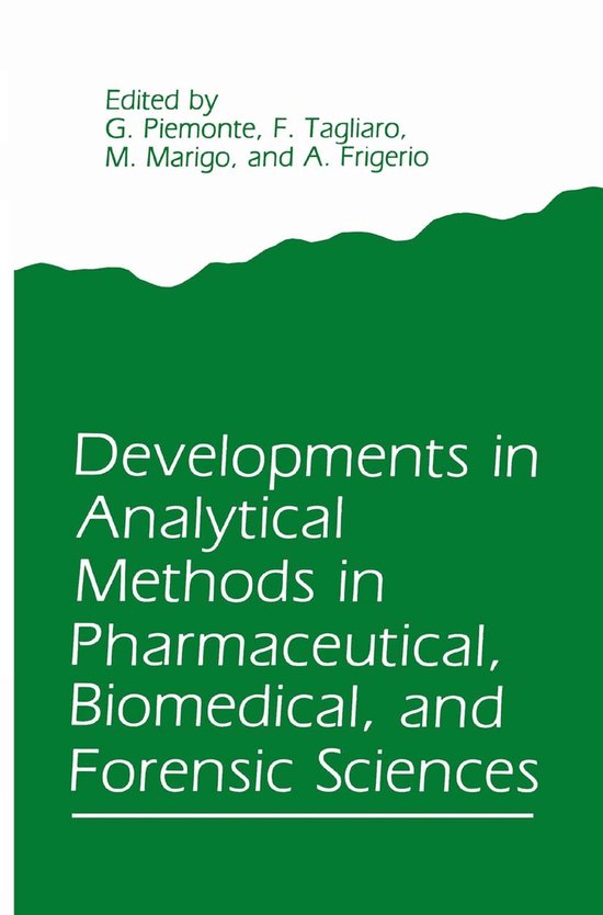 Developments in Analytical Methods in Pharmaceutical, Biomed ... - cover