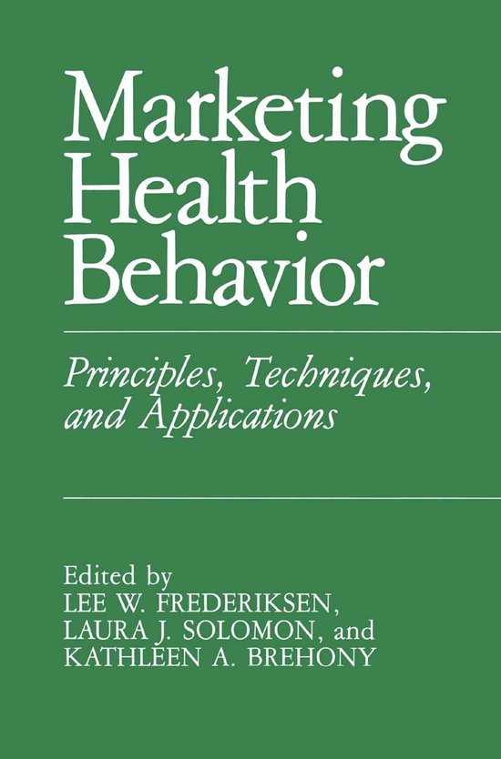 Marketing Health Behavior - cover