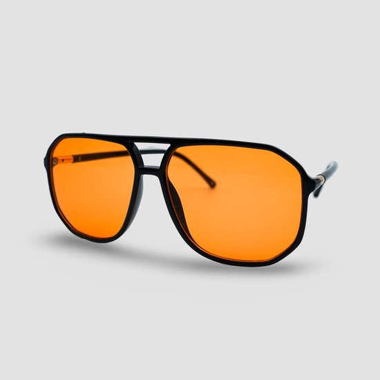 Montuurtjevoorjou - Perfetto Orange - Zonnebril - Heren - Dames - Festival Bril - Oranje van Montuurtjevoorjou — afbeelding 2