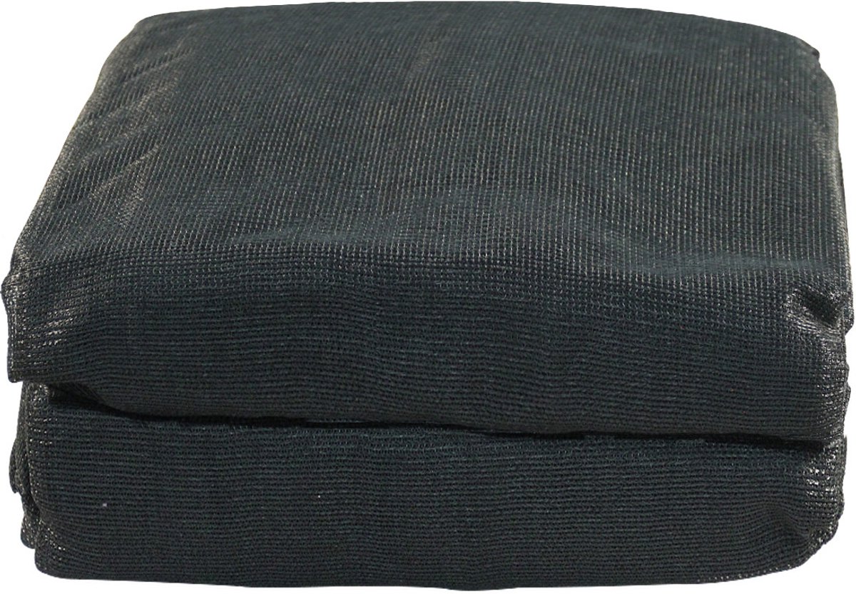Gaaskleed, premium kwaliteit 3900x2200mm gitzwart RAL 9005 - Aanhangernet - Fijnmazig - Afdeknet - Net voor aanhangwagen - Novio