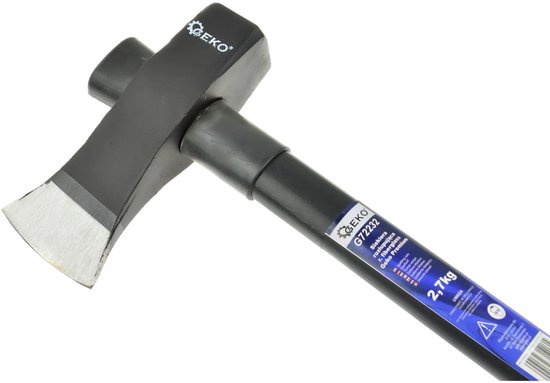 GEKO Houtkloofbijl - 3-staps injectie - Antislip greep - Glasvezelsteel - 2,7 kg van Merkloos	 — afbeelding 3