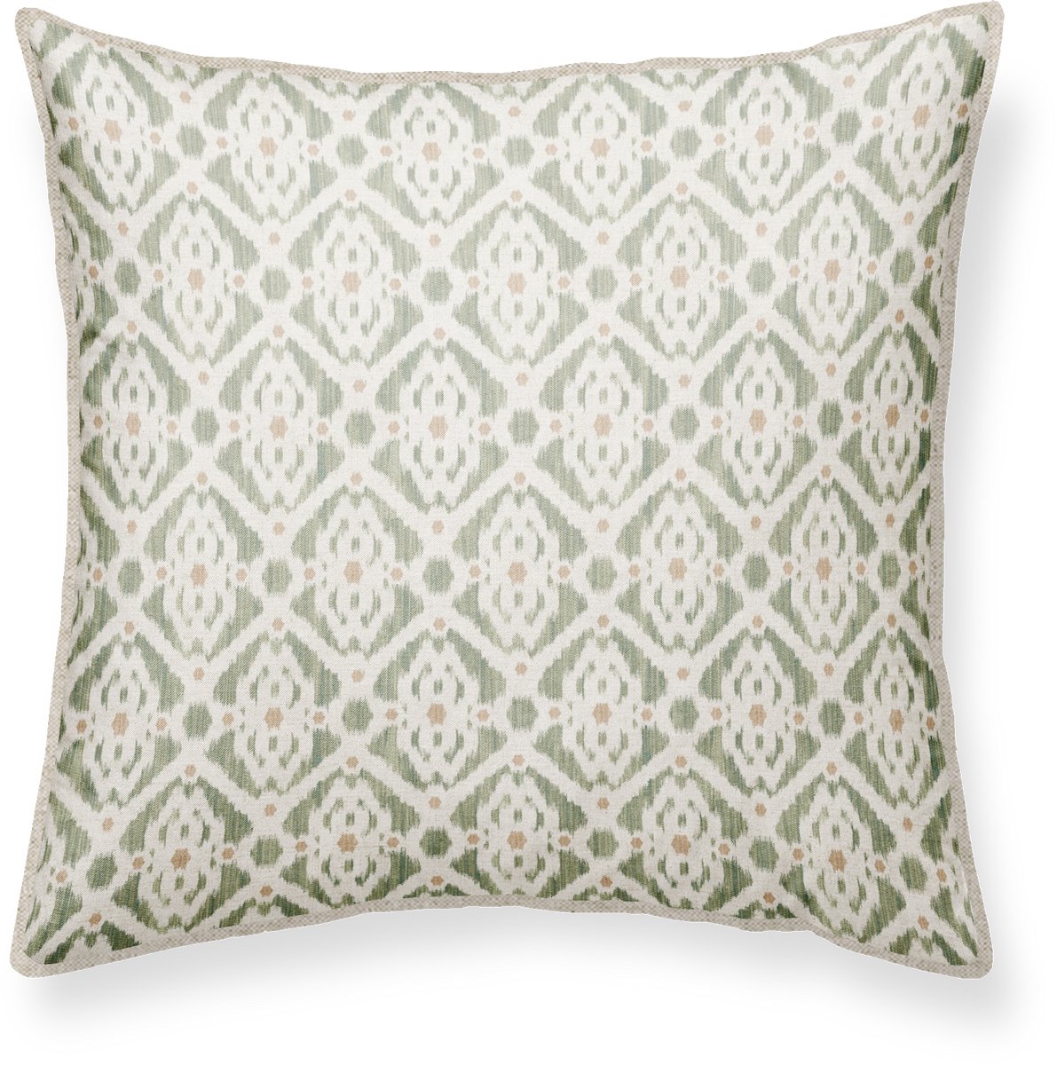 Sierkussen Groen 50x50 cm - Mediterrane - inclusief binnenkussen - mediterrane, luxe, zomertrend - Linen & Grace