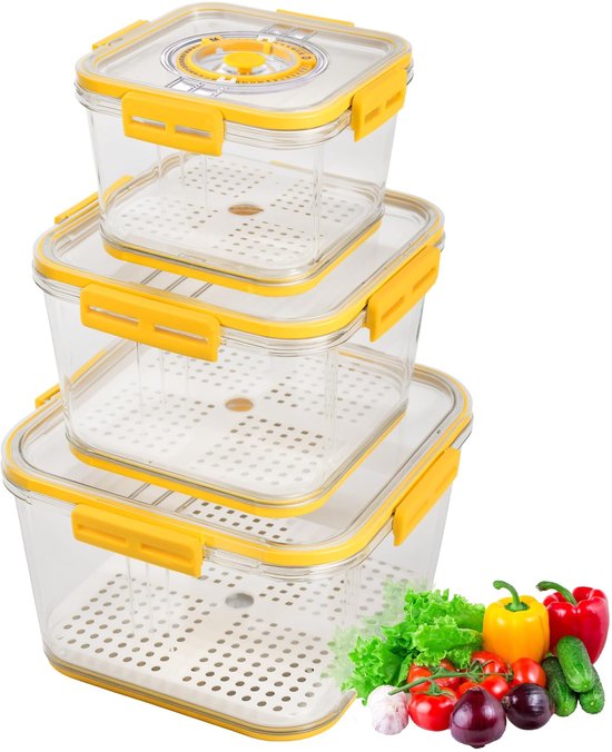Roestvrijstalen Lunchcontainer - 5 Stuks Lekbestendige Set Met Deksels