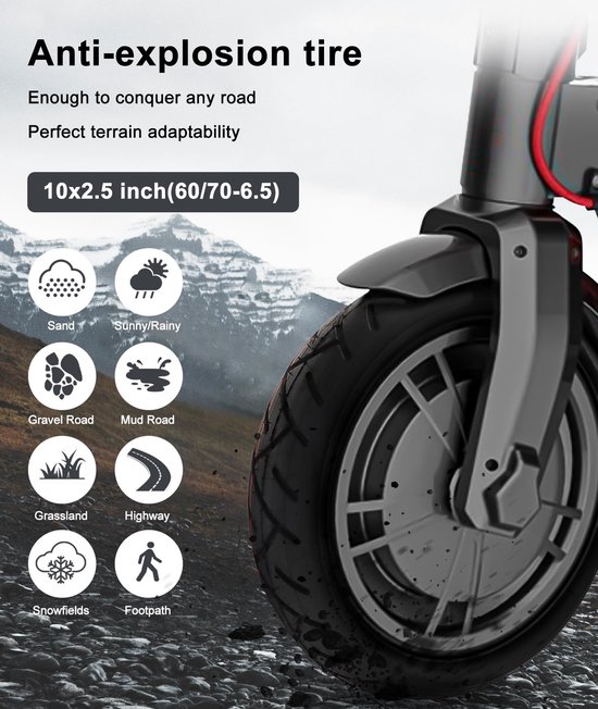 myBESTscooter - 500W 10-Zoll-Motor mit 60/70-6,5-Reifen für den Elektroroller Segway Ninebot G30 Max myBESTscooter - 500W 10-Zoll-Motor mit 60/70-6,5-Reifen für den Elektroroller Segway Ninebot G30 Max
