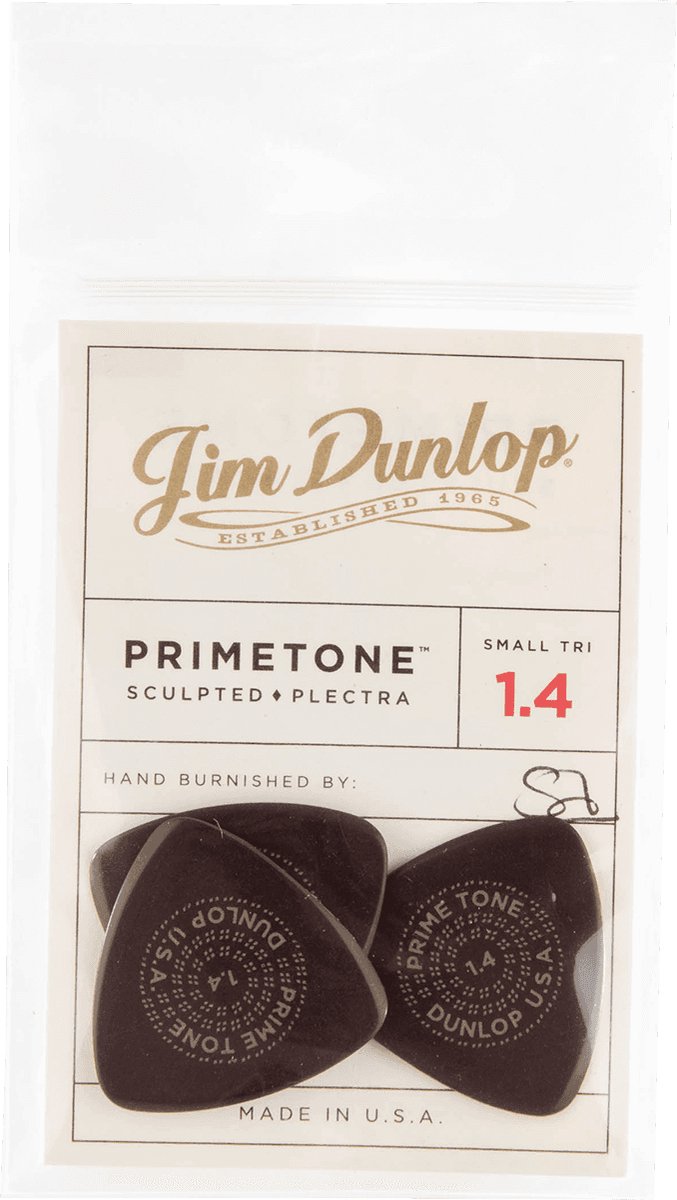 Jim Dunlop - Primetone - Plectrum - Small Tri - 1.40 mm - 3-pack