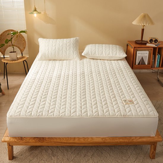 Foto: Merax compleet slaapkamer set modern gestoffeerd bed met 16 kleuren led verlichting 1 nachtkastje en bedbank 140x200 cm grijs fluweel