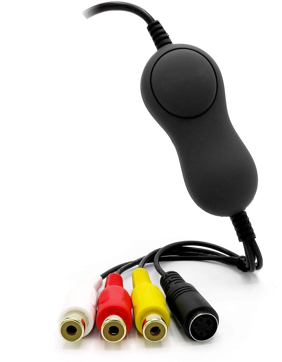 TechSide Video Grabber 2025: VHS to Digital Converter USB 2.0 voor VHS