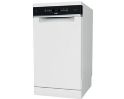Whirlpool WH6FB10BS7A0W vaatwasser - wit - Slimline 45cm - Energieklasse B