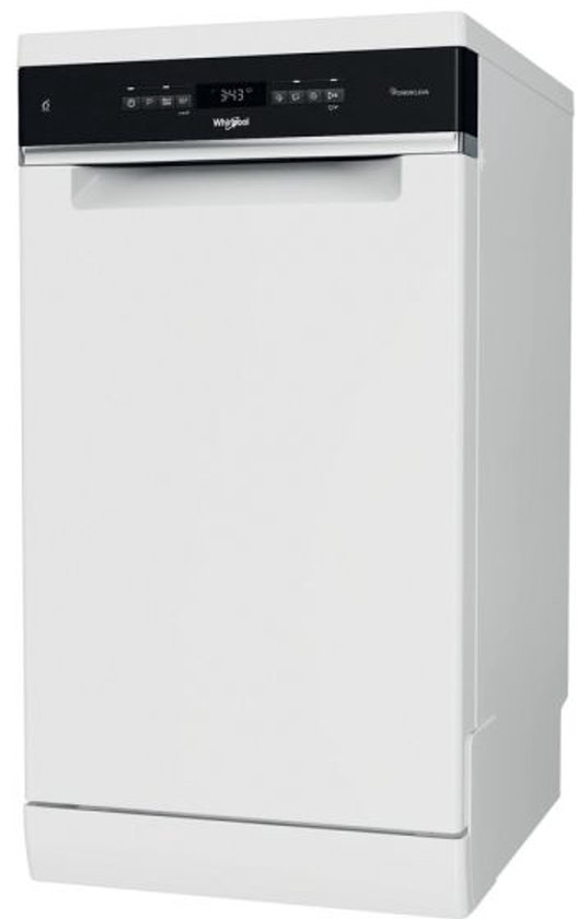 Whirlpool WH6FB10BS7A0W vaatwasser: kleur wit, Slimline 45cm B klasse