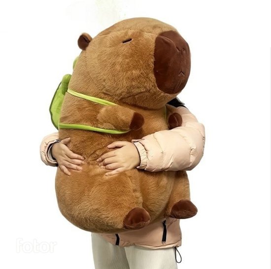 Capibara met Rugzak Pluche Knuffel XL kopen