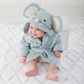 Baby badjas - Komfor - Muis - Licht groen - Inclusief gratis baby borstel & kam