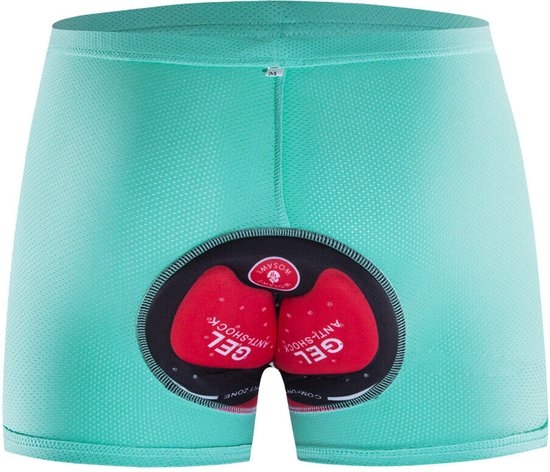 Fietsonderbroek Dames en Heren met Zeem - Fietsondergoed - Fietsonderbroek - Wielrenbroek - Zeem - Mint - Comfortabel - S — afbeelding 3