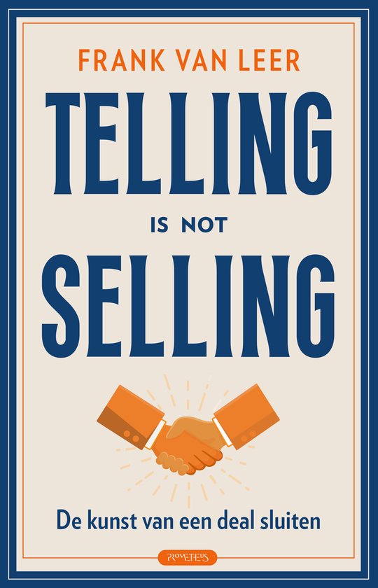 Telling is not selling - cover