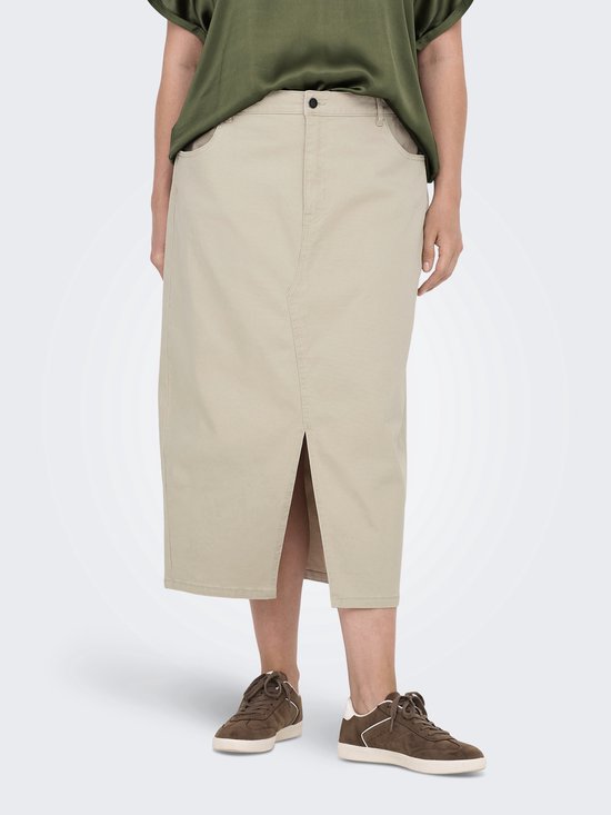 ONLY CARMAKOMA - CARLOLA HW LONG SLIT SKIRT PNT - Dames - Rokken